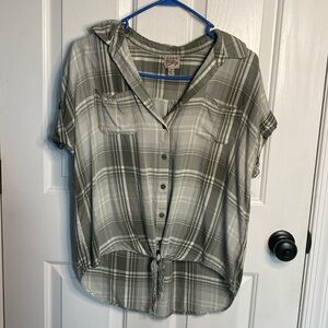 Country Western Style Tie Shirt